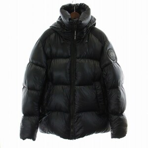 カナダグース CANADA GOOSE ブラックレーベル クロフトンパッファー ダウンジャケット パーカー パッカブル ポケッタブル 2252MB XL 黒