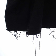 ANCELLM アンセルム W/S Collarless Jacket カラーレスジャケット ノーカラージャケット アウター ウール 2 M 黒 ブラック_画像6