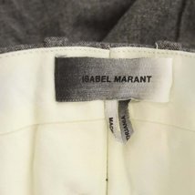 イザベルマラン ISABEL MARANT hamptony trousersトラウザーパンツ テーパード ジッパーフライ 42 茶 ブラウン /MI ■OS ■SH メンズ_画像3