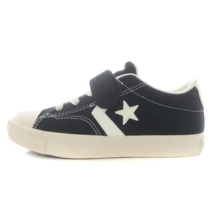 未使用品 CONVERSE ALL STAR KID’S BREAKSTAR SK V-1 OX スニーカー シューズ キャンバス US13 20cm 黒 ブラック 白 3SD356 /SI13