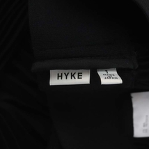 ハイク HYKE 21SS ニット プリーツスカート フレア ウール シアー ロング 1 黒 ブラック /HS ■OS レディース_画像3