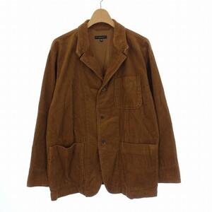 エンジニアードガーメンツ Engineered Garments コーデュロイ テーラードジャケット シングル ノーベント XS 茶 ブラウン /KH メンズ