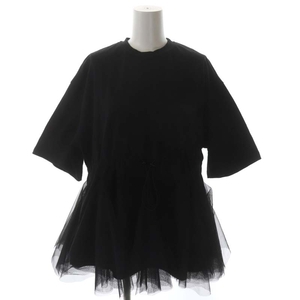 Vivitian vvtian hum tulle cut Напись 7 -минутная рукав M Black /Mf ■ OS Ladies