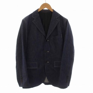 ポールスミス PAUL SMITH デニム テーラードジャケット 3B サイドベンツ アウター M インディゴ ネイビー 紺 /YM メンズ