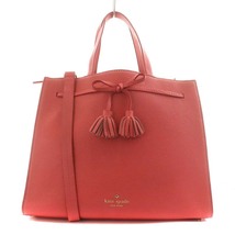 ケイトスペード KATE SPADE ショルダーバッグ ハンドバッグ 2way タッセルリボン レザー ピンク /AN2 ●D レディース_画像1