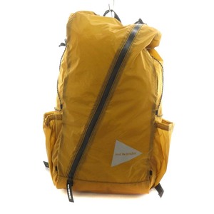 未使用品 アンドワンダー and wander 30D コーデュラナイロン シルデイパック sil daypack リュックサック バックパック 茶