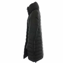 モンクレール MONCLER ジョアンナ JOHANNA ダウンコート ロング ハイネック ダブルボタン 00 XS 黒 ブラック 46328 /YI12 レディース_画像3