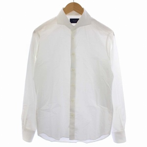 エディフィス EDIFICE ワイシャツ 長袖 46 M 白 ホワイト 19-050-300-2500-1-0 /BM メンズ