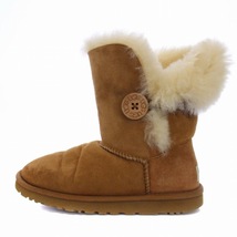 アグ オーストラリア UGG australia ベイリーボタン 2 BAILEY BUTTON 2 ムートンブーツ ショートブーツ 22cm ベージュ レディース_画像1