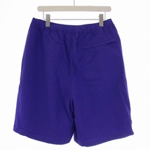 ノーティカ NAUTICA Re-Nylon Gym Shorts ショートパンツ ジップフライ ロゴ刺繍 ナイロン XL 紫 パープル 212-1442 /BM メンズ_画像2