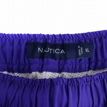 ノーティカ NAUTICA Re-Nylon Gym Shorts ショートパンツ ジップフライ ロゴ刺繍 ナイロン XL 紫 パープル 212-1442 /BM メンズ_画像3