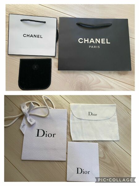 CHANEL&Diorショップ袋セット