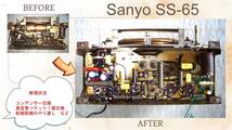 ＳＡＮＹＯ　真空管ラジオ　ＳＳ－６５　５球スーパー　サンヨー（三洋）　『整備品』_画像8