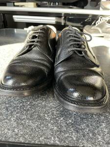 洗練されたデザイン' REGAL リーガル レザー ビジネスシューズ 革靴 プレーントゥ 外羽根式 size:25.0cm EE 紳士靴 BLK