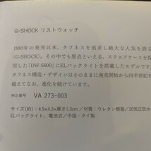 カシオ ジー SHOCK DW5600E-1 新品未開封_画像2