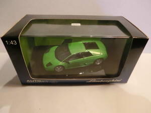 オートアート 1/43　ランボルギーニ　ムルシエラゴ メタリックグリーン　＊送料510円～ Auto art Lamborghini Murcielago Metallic Green