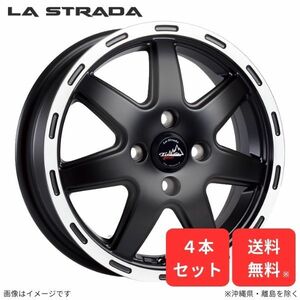 ホイール ラ・ストラーダ NV100クリッパーリオ R17W ニッサン 4本セット ティラード クロス 14インチ 4H LTC445C45MBRP2