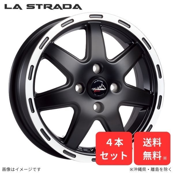 ホイール ラ・ストラーダ アルトラパン HE33S スズキ 4本セット ティラード クロス 14インチ 4H LTC445C45MBRP2