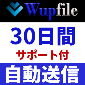 【自動送信】Wupfile プレミアムクーポン 30日間 安心のサポート付【即時対応】