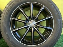 225/60R17 2018年スダットレス　ブリヂストンブリザックDM-V2 タイヤアルミセット 5穴 PCD114.3 ET+45 17×7J ハブ60mm_画像10