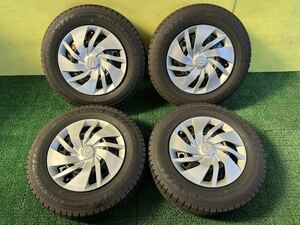 175/70R14 2020年スダットレス　DUNLOP WINTER MAXX 03 4本セット ホンダ純正刻印SYY 4穴 PCD100 ET+50 14×5.5J ハブ56mm