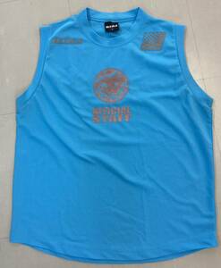  less Mill z in s tractor uniform official staff T-shirt light blue Konami sport 