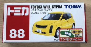 トミカ No.088 トヨタ ウィル サイファ 初回生産品