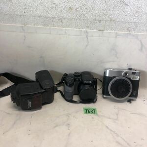 (J637) 富士フィルム FUJIFILM instax mini 90 NEO CLASSIC/Nikon SB-700/FUJIFILM 富士フィルム FINEPIX S1500 計3台　送料520円