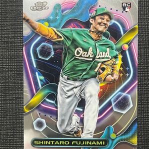 Topps Cosmic Chrome 藤浪晋太郎　阪神タイガース　アスレチックス　オリオールズ　RC ルーキー