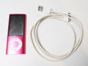 ジャンク中古★Apple iPod nano MC075J A1320 ピンク 16GB