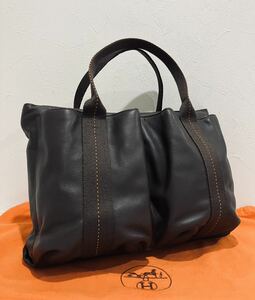 HERMES 極上美品 キャラバンホリゾンタル レザー バッグ エルメス バック