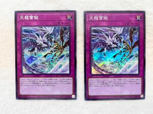 遊戯王カード　天龍雪獄　シク、スーパー