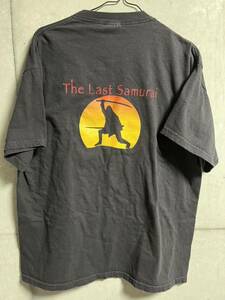 00s ヴィンテージ The Last Samurai Tシャツ ラストサムライ ムービー L FLASH FILM WORKS ヘインズ HANES オリジナル 映画 Movie 2003年