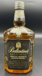 古酒★バランタイン ゴールドシール 12年 スペシャル リザーブ 角瓶 1000ml/L 43% スコッチ ウイスキー Ballantine's