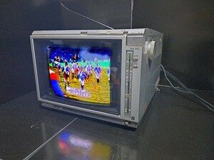 昭和レトロ ナショナル ブラウン管カラーテレビ 8インチ 動作確認済