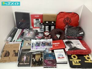 【同梱不可/現状】 男性 K-POP 韓流グッズ まとめ売り 東方神起、BTS、DVD ジャンパー ブランケット タンブラー 他