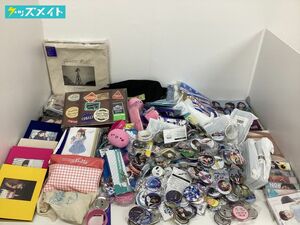 【同梱不可/現状】 女性声優 グッズ まとめ売り 水樹奈々 雨宮天 他 缶バッジ ペンライト ブロマイド Tシャツ CD 写真集 他