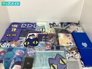 【現状】 絵師 七尾奈留 あいすとちょこ グッズ まとめ売り クリアファイル クリアポスター マフラータオル 同人誌 他