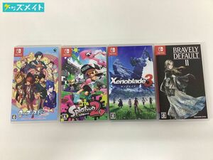 【現状】 Nintendo Switch ソフト まとめ売り スプラトゥーン2 ゼノブレイド3 ブレイブリーデフォルトII 他 計4点