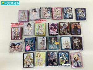 【現状】 トレーディングカードゲーム グッズ スリーブ まとめ売り 推しの子 アイドルマスター シンフォギア とある科学の超電磁砲 他