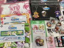 【同梱不可/現状】 魔法少女リリカルなのは グッズ まとめ売り 複製原画 ミニフィギュア タペストリー タオル トートバッグ グラス 他_画像7