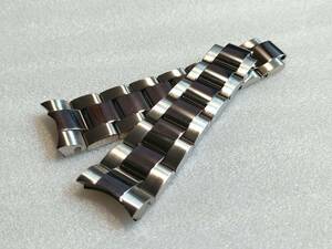 [ новый товар ] нержавеющая сталь часы ремень серебряный полировка 2 шт. комплект часы детали 