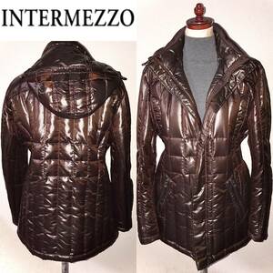 即落送料無料★ 新品 近い 美品 INTERMEZZO ( DURBAN ダーバン 同社)定価5~6万円程 フランス製 生地 ダウン ジャケット M 冬 アウター格安