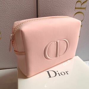 レア 未使用本物 訳あり christian dior カプチュール ノベルティ ポーチ ピンク 裏地付き 化粧ポーチ コスメポーチ 小物入れ