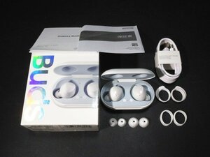 Z011◇サムスン ギャラクシーバッズ Bluetooth ワイヤレスイヤホン SM-R170 ホワイト 付属品 / AKG Galaxy Buds /【全国発送OK】超美品