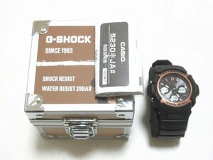 XA626◇カシオ G-SHOCK マルチバンド6 ファイアーパッケージ メンズ腕時計 AWG-M100SF タフソーラー アナデジ 2針 ブラック 防水 稼働品 /