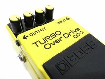 XW193★日本製 ボス ターボ オーバードライブ OD-2 / BOSS TURBO Over Drive / ギター エフェクター / 現状渡し_画像2