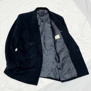 TAKEO KIKUCHI タケオキクチ テーラードジャケット ダブル 黒 2 XLウール メンズ 大きめサイズ 同梱可