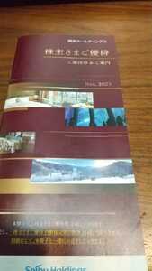 ☆送料無料 ネコポス発送　西武鉄道株主優待冊子　１０００株用　送料込み 有効期限：2024.5.31