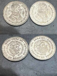 メキシコ/1ペソ銀貨/1960年・1961年/2枚31.6gまとめ　管理2247